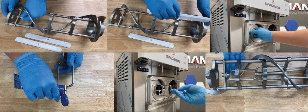 Сушка запчастин фризера для морозива