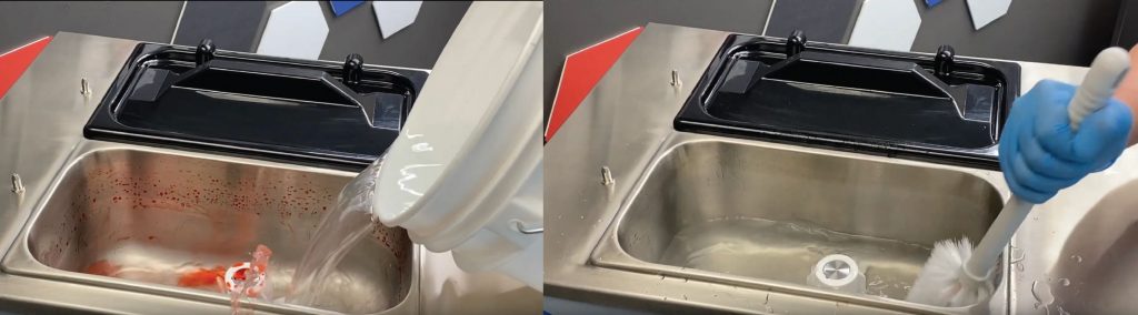 Первинна промивка фризера для морозива